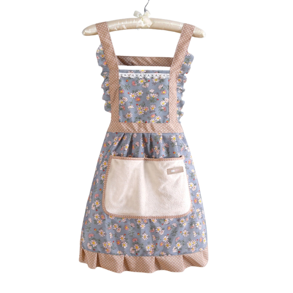 Sweet Flora Kitchen Apron – Stylish & Practical