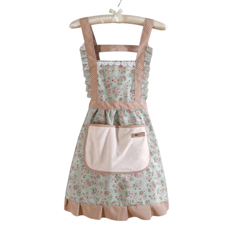 Sweet Flora Kitchen Apron – Stylish & Practical