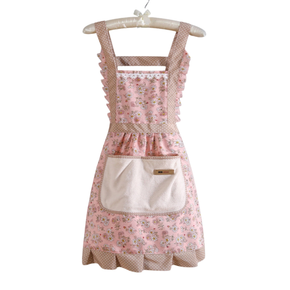 Sweet Flora Kitchen Apron – Stylish & Practical